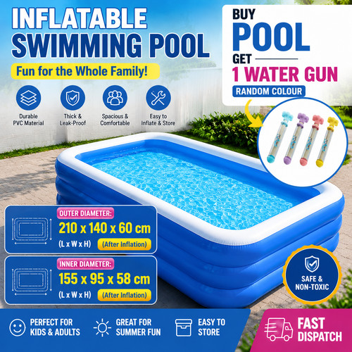 Large family swimming pool - large,