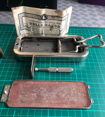 Vintage rolls razor shaving - vintage,