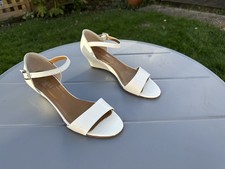 Hobbs White Patent Leather