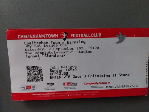 Cheltenham town barnsley - town,