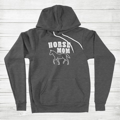 Horse mom sweater hoodie - horse,