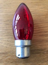 40W Red Fireglow Candle Bulbs