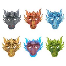 Dragon Face Mask Halloween Face Mask Props Adult Scary Face Cover Costume