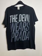 The Devil Wears Prada Band Vintage Tee T-Shirt Size Medium 2000s Double Print