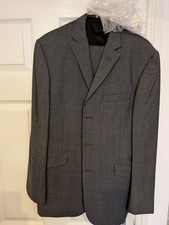 Mens Aquascutum Suit Size 42 Grey