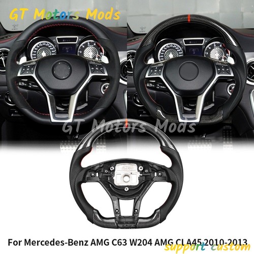 Carbon fiber flat steering - carbon,