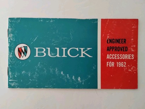 Vtg 60s buick booklet brochure - vtg,