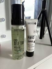 Sienna X Clear Self Tan Water Mousse Medium. Vegan Tanning Mousse And Primer