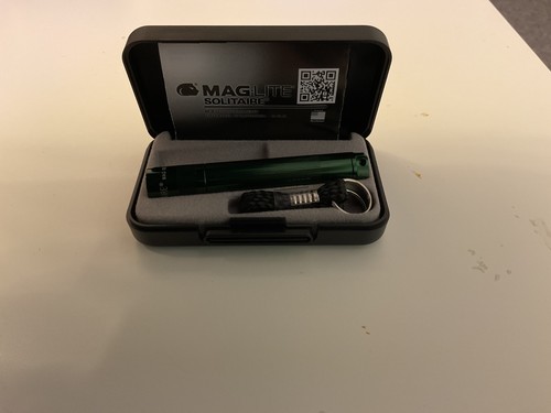 Green maglite keyring - keyring, touch