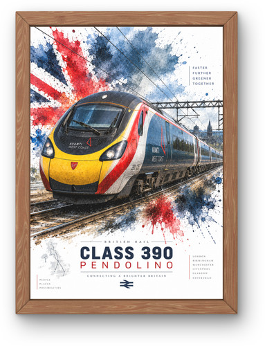 Class 390 pendolino train - 390,