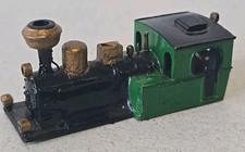 GREEN WHITE METAL N GAUGE