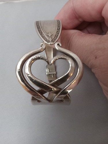 Heart fork upcycled fluer - heart,