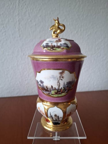 Meissen rare large lidded - meissen,