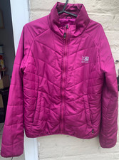 Ladies Karrimor lightweight  purple  lined quilted jacket size 12