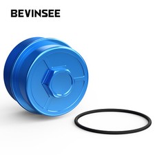 BEVINSEE Oil Filter Lid Cap Cover For BMW E39 E46 E60 E61 E65 E66 Fit M54 Engine