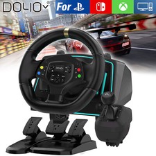 Gaming Steering Wheels Pedals Clutch Paddle Gear Shifters for Switch PS3 PS4 PC
