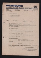 Eisenach, Letter 1935