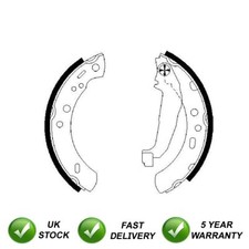 Brake Shoes Set Rear SJR Fits Nissan Micra 1995-2002 1.0 1.3 1.4 1.5 D