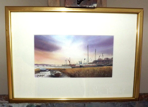 Original seascape watercolour - original,