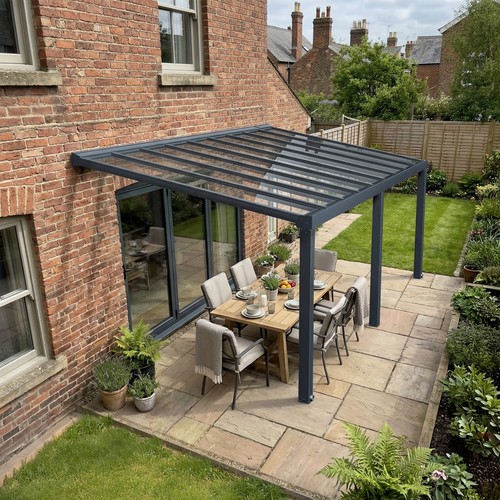 Lean veranda pergola - lean, to