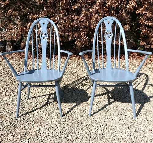 Larger solid elm ercol swan - elm,