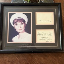 Audrey Hepburn autographed