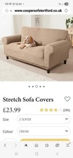 Stretch Covers for Armchair/2 Seater/3 Seater Sofa Beige/Cream/Wine