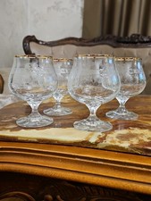 Set of 4 Crystal Brandy