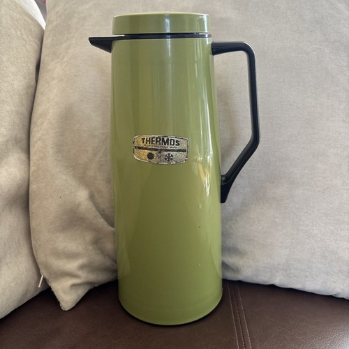 Vintage retro thermos flask - thermos,
