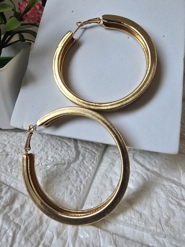 Gold plated hoop - plated,