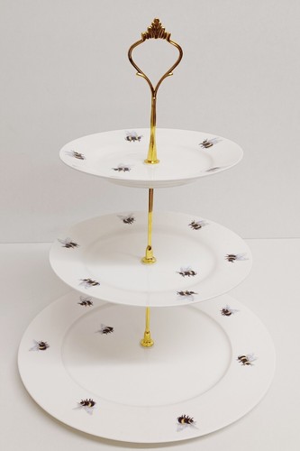 Bees cake stand tier fine - bees, 3