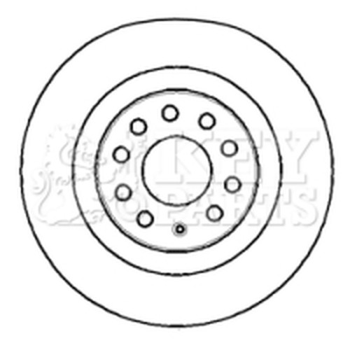 Brake discs vented - 2x,