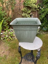 Green square decorative used large plastic plant pot collect eastleigh