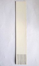 WHITE Leather Bookmark Blank Plain Gift x Him Her Man Woman  LAST ONE IN STOCK!!