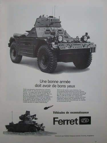 1970 pub ferret vehicle - ferret,
