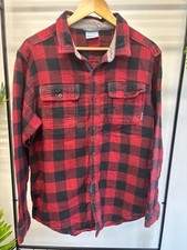 Columbia Red Black Check