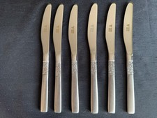 Viners Love Story Vintage Table Knives  Sheffield  set of 6