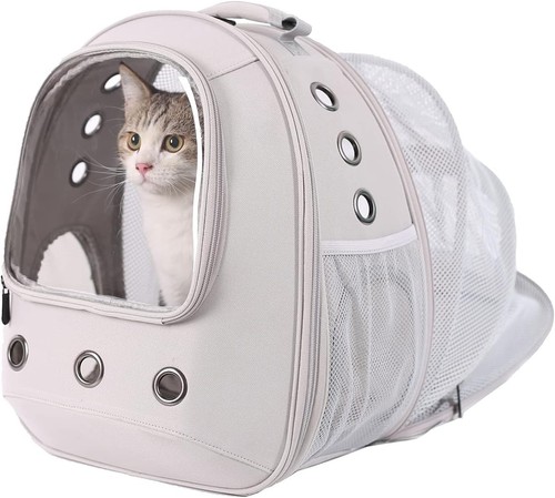 Expandable pet carrier cat dog - expandable,