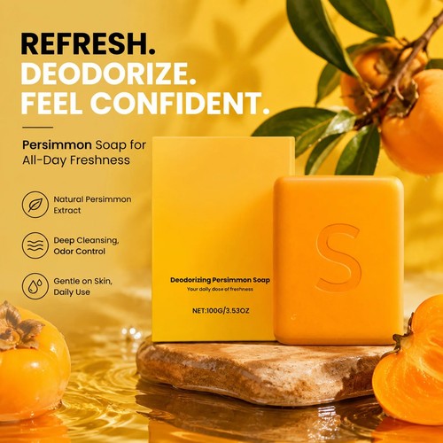 Swarva persimmon soap bar body - swarva,