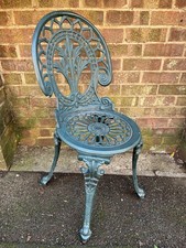 Single Garden Chair Cast Iron