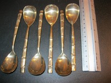 Vintage Gold Tone Bamboo