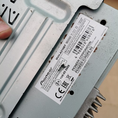 Pioneer mvh a210bt - double, din