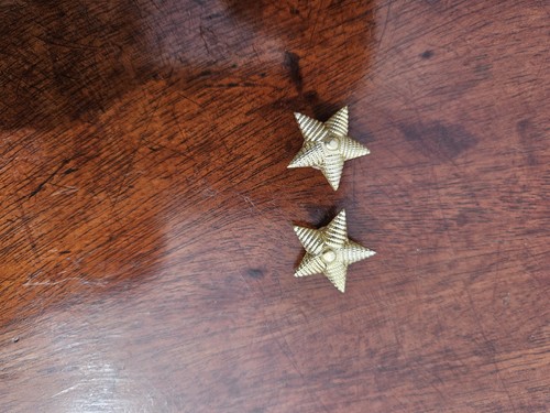 Pair russian star lapel - russian,