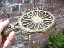 Antique Brass Tortoise Trivet Pot Stand- Carron Foundry Falkirk Scotland