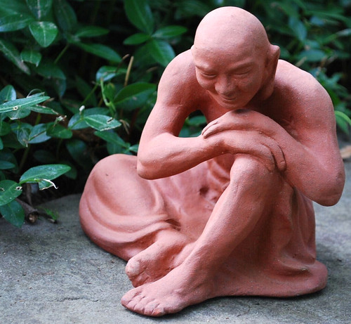 Vintage chinese red mud clay - red,