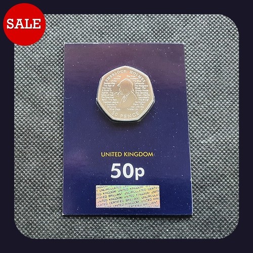 2019 bunc sherlock holmes 50p - sherlock,