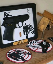James Bond Walther Wall Art