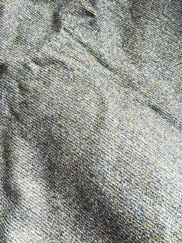 Grey brown vintage wool tweed - grey/brown,