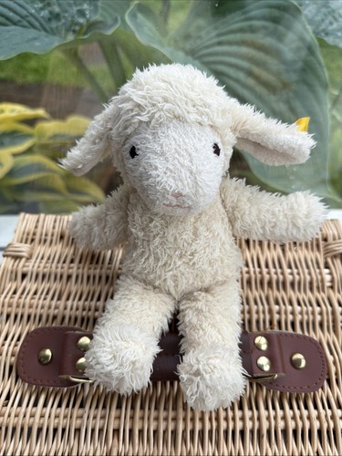 Steiff tall cream - 8”, sheep