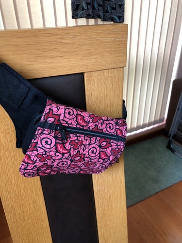 Ladies small bum - bag, black